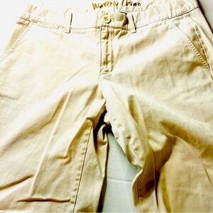 J Crew Waverly Chino Khaki Jeans